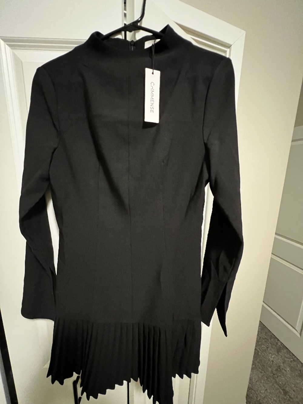 COMMENSE Black Blazer Dress M New w/ Tags